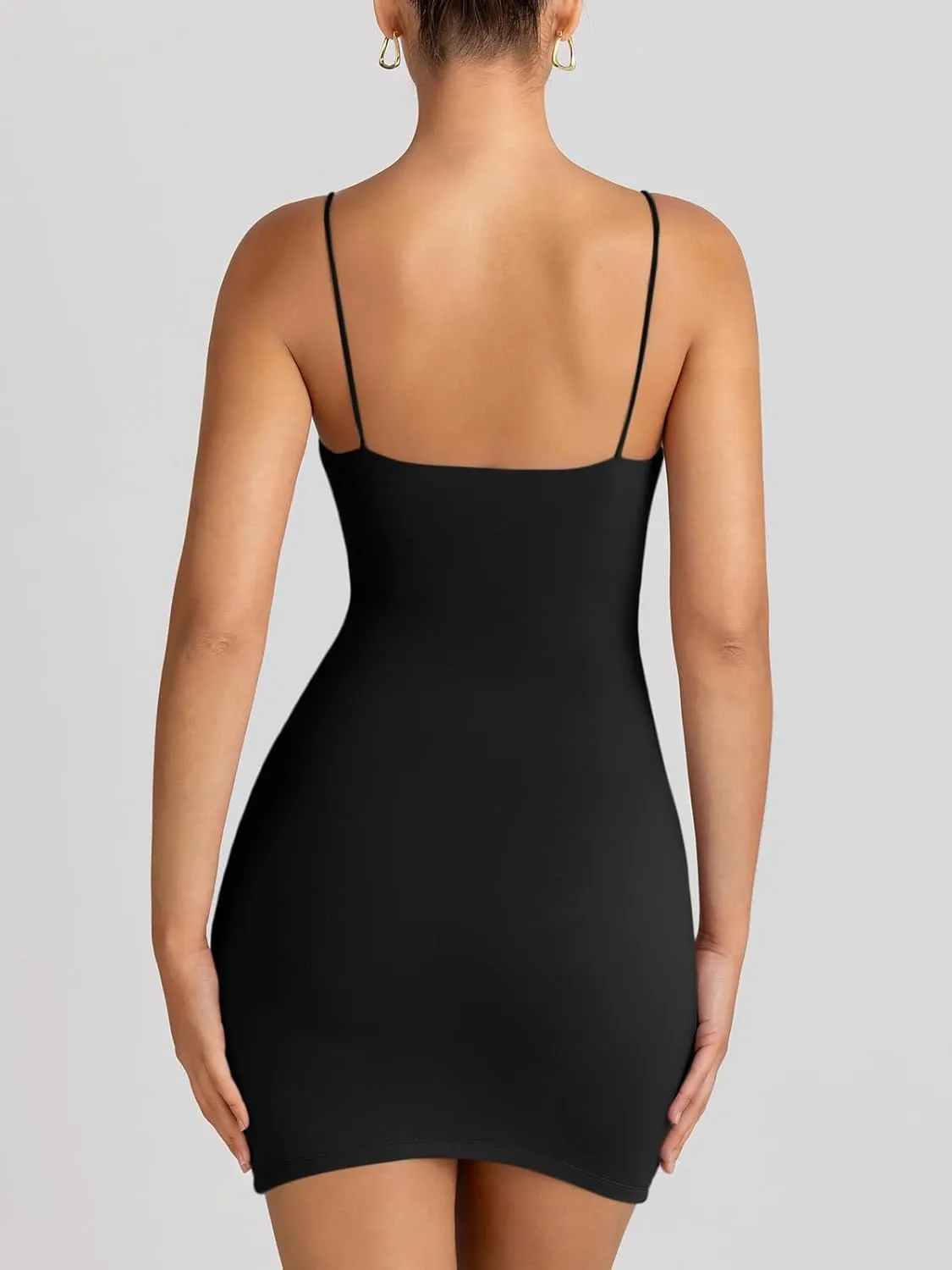 LILLUSORY Women's Mini Sexy Bodycon Dress 2025 Summer Going Out Short Party Club Dresses Beach Vacation Spring Outfits