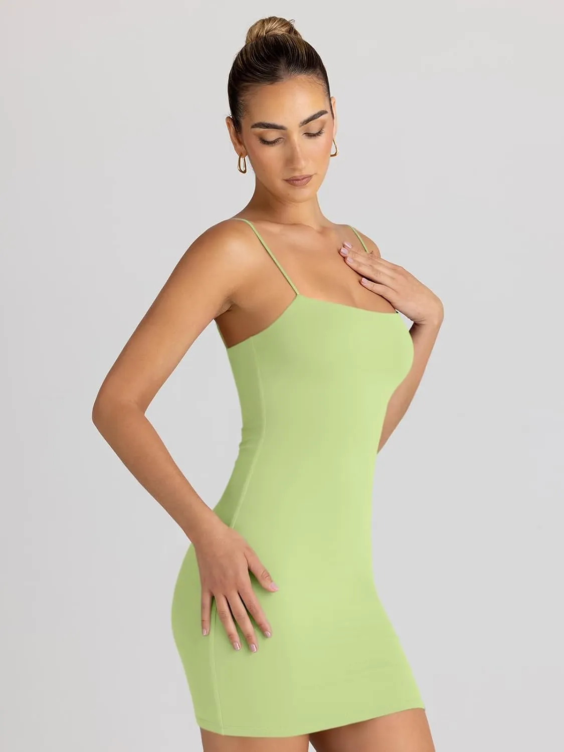 LILLUSORY Women's Mini Sexy Bodycon Dress 2025 Summer Going Out Short Party Club Dresses Beach Vacation Spring Outfits