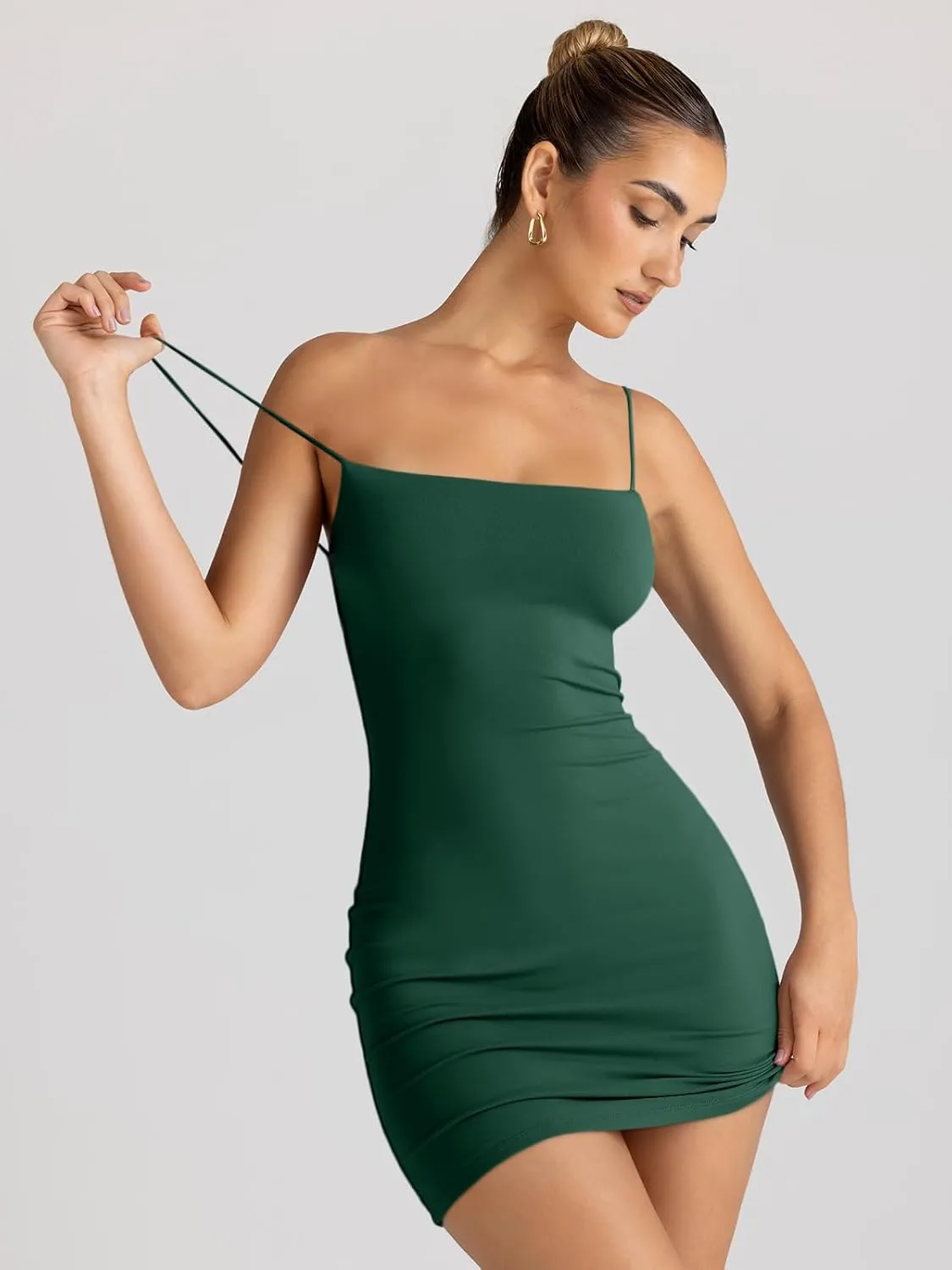 LILLUSORY Women's Mini Sexy Bodycon Dress 2025 Summer Going Out Short Party Club Dresses Beach Vacation Spring Outfits