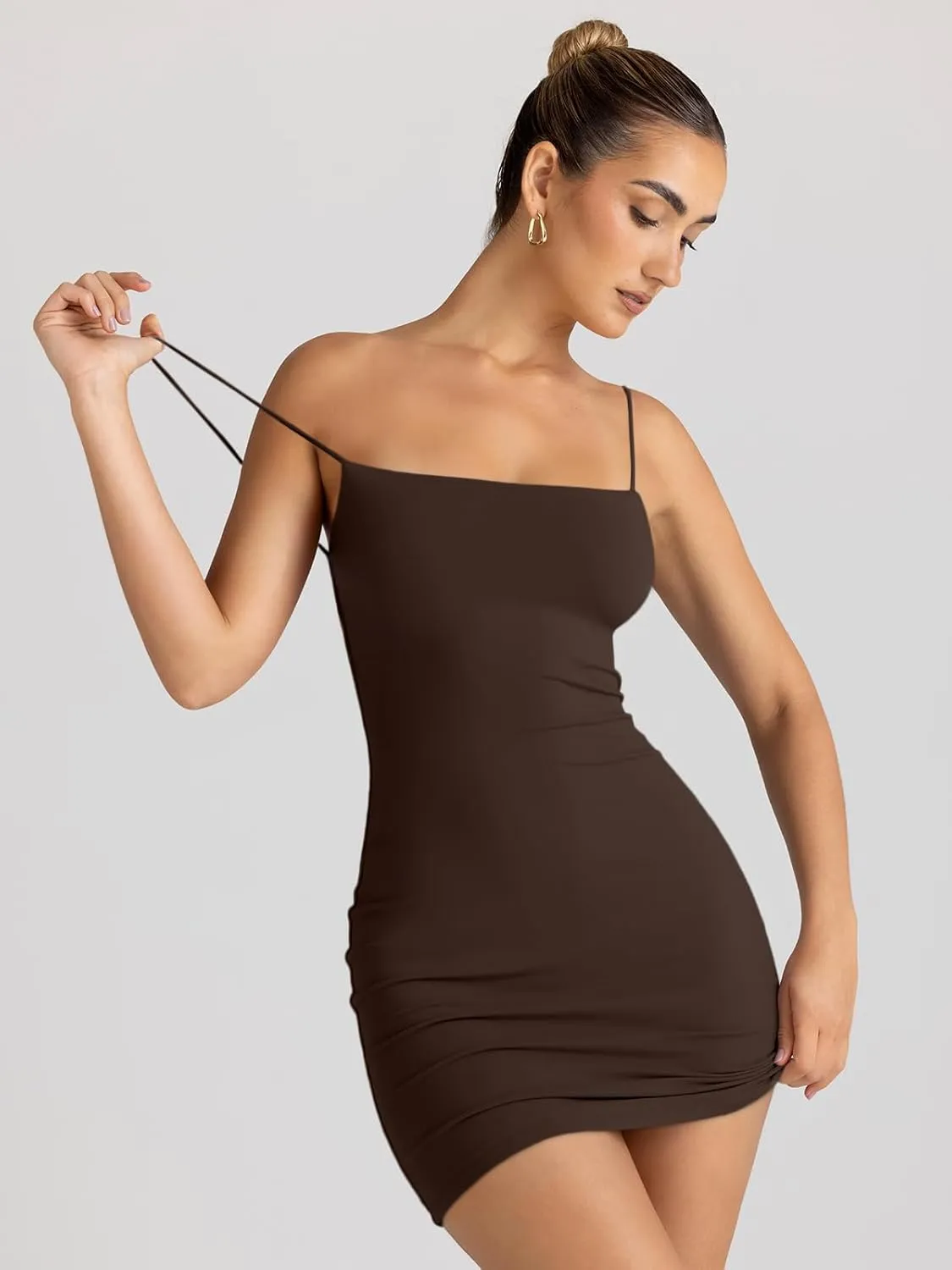 LILLUSORY Women's Mini Sexy Bodycon Dress 2025 Summer Going Out Short Party Club Dresses Beach Vacation Spring Outfits