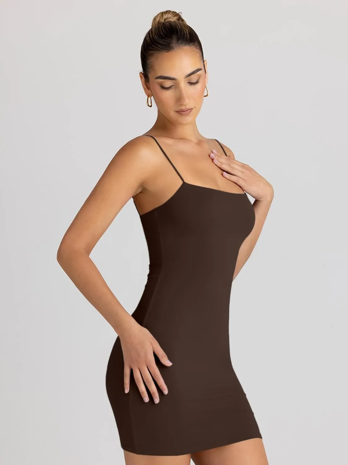 LILLUSORY Women's Mini Sexy Bodycon Dress 2025 Summer Going Out Short Party Club Dresses Beach Vacation Spring Outfits