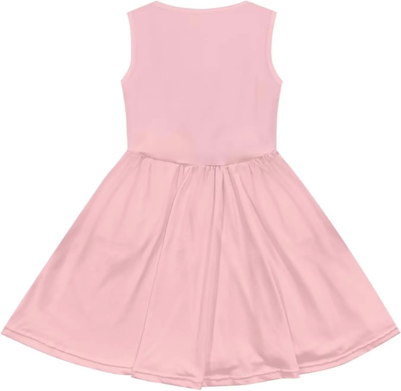 Little Girl Sleeveless Dress Comfy Sundress with Pockets for Kids Girls 4-14 Years Old