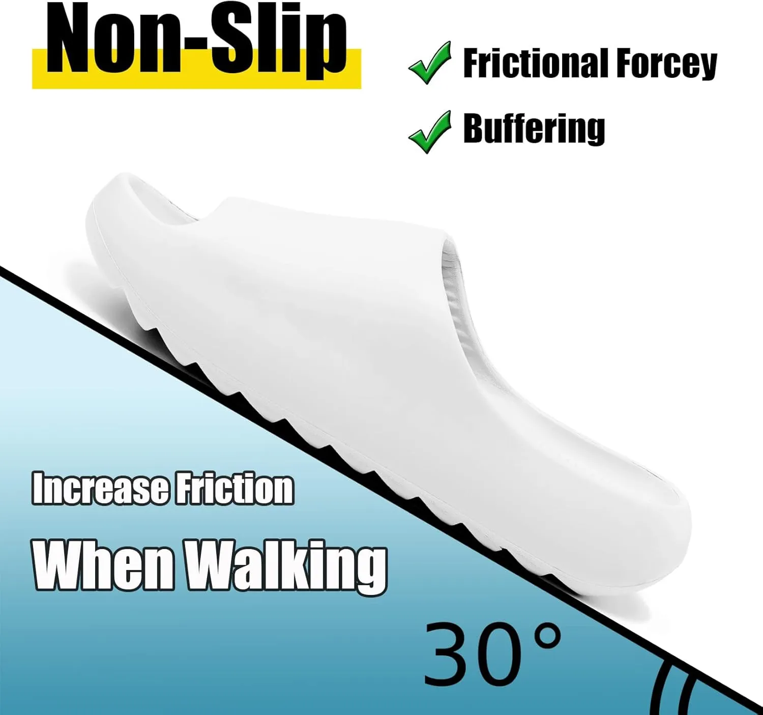 Men Women Cloud Cushion Slides EVA Pillow Slippers Cute Cartoon Print Non-Slip Shower Sandals Open Toe for Bathroom House Spa Gym Home Soft Comfy Shoes