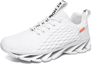 Men's Breathable Mesh Hiking Shoes, Lightweight Outdoor Sneakers with Non-Slip Sole & Mid Arch Support, Extended Sizes 39-46 for Travel, Trail Running