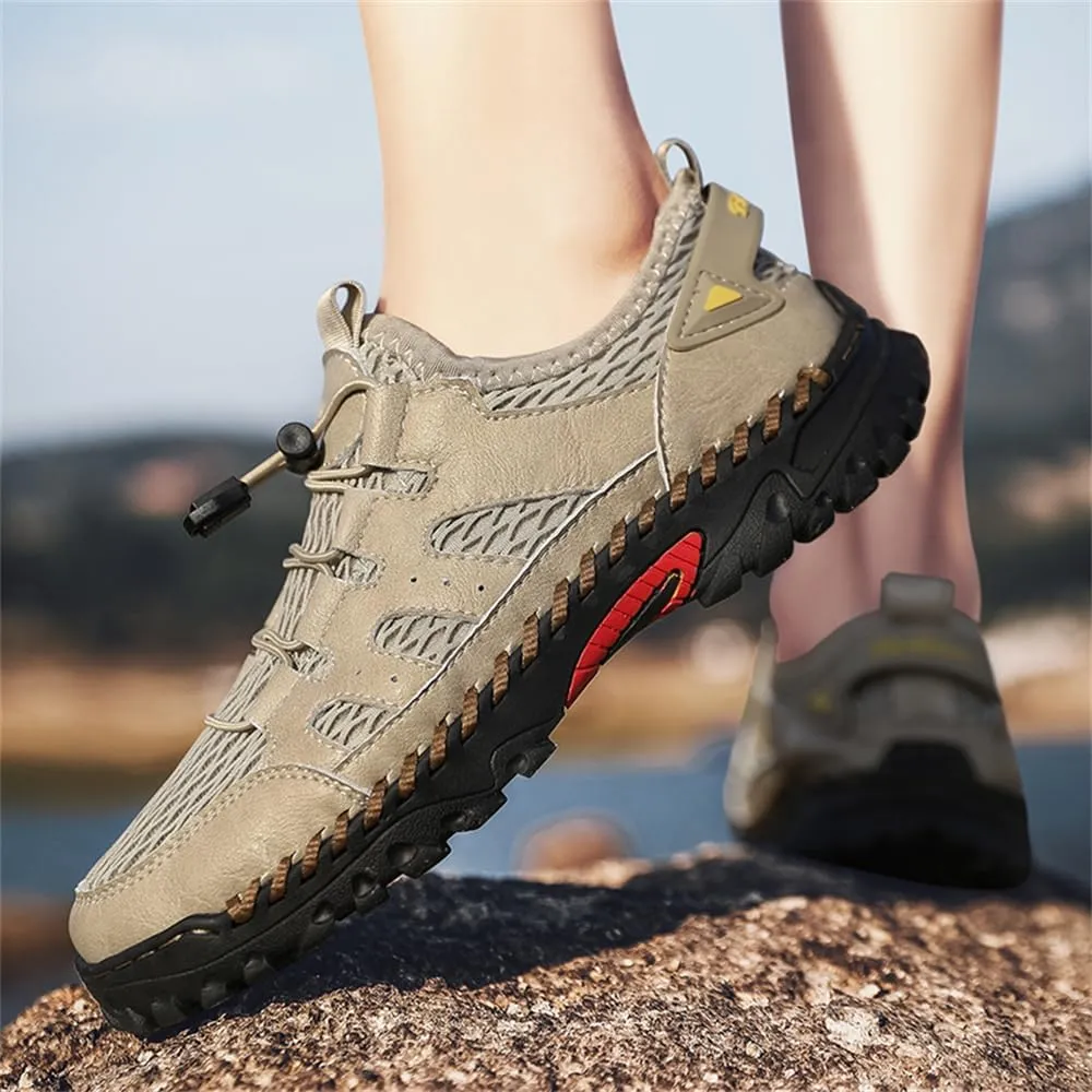 Mens Breathable Mesh Walking Hiking Shoes Light and Comfortable Casual Shoes Fashion Sneakers for Men