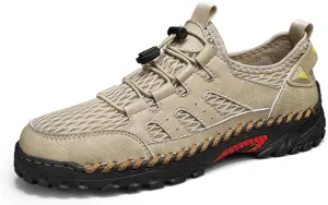 Mens Breathable Mesh Walking Hiking Shoes Light and Comfortable Casual Shoes Fashion Sneakers for Men