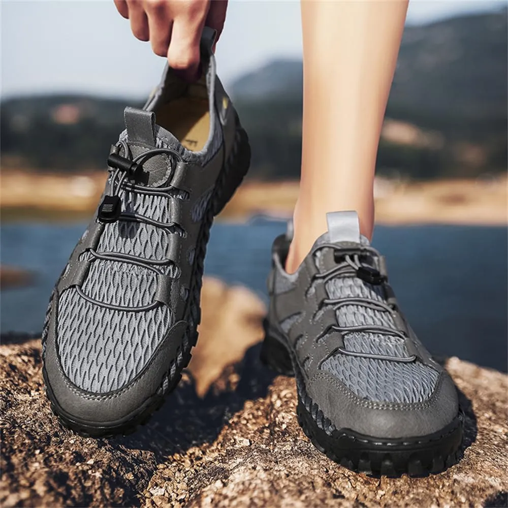 Mens Breathable Mesh Walking Hiking Shoes Light and Comfortable Casual Shoes Fashion Sneakers for Men
