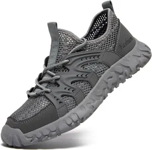 Mens Breathable Mesh Walking Shoes Cushioning Soft Bottom Casual Shoes Fashion Sneakers for Men
