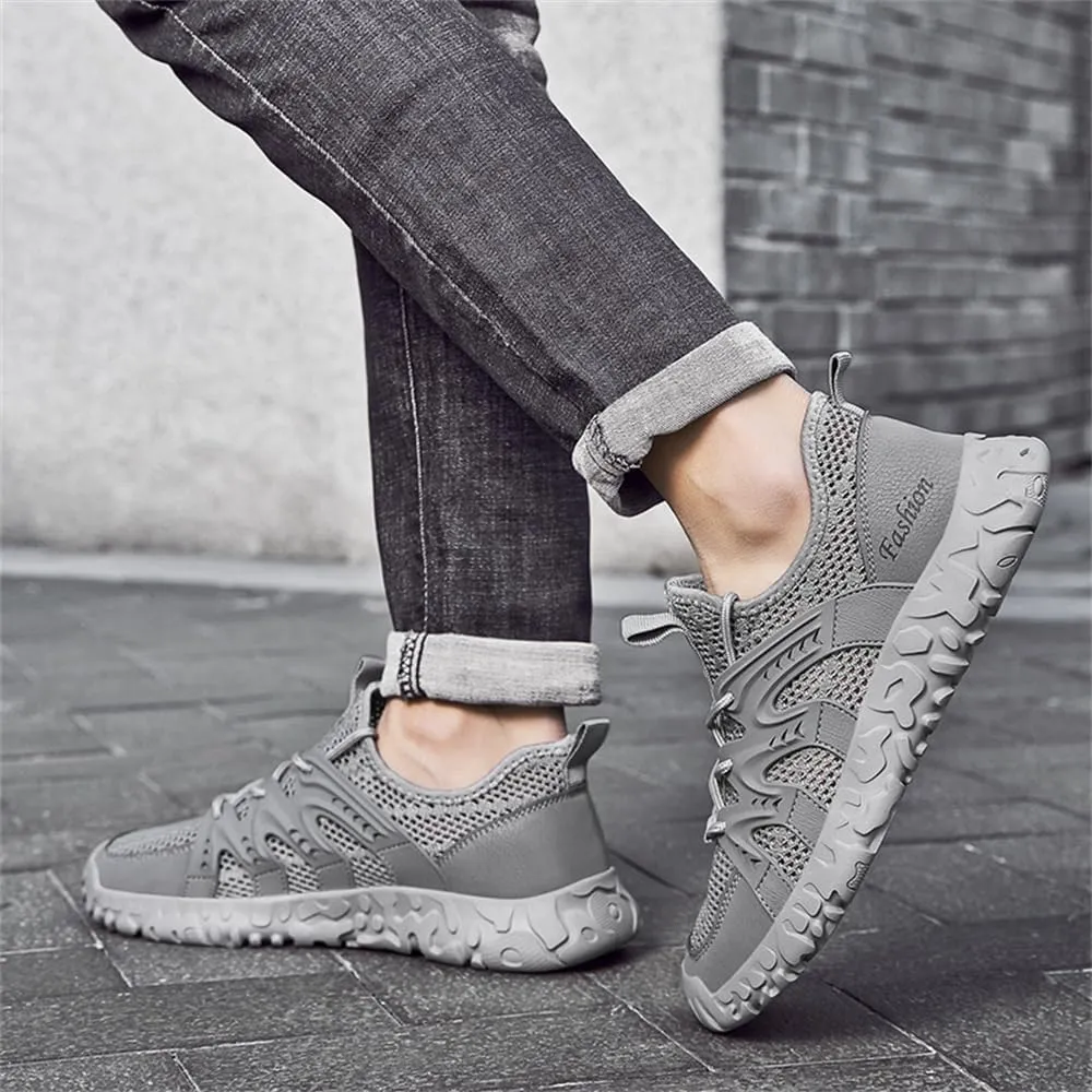 Mens Breathable Mesh Walking Shoes Cushioning Soft Bottom Casual Shoes Fashion Sneakers for Men