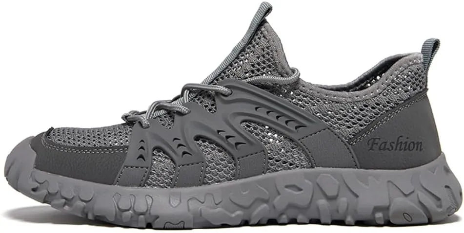 Mens Breathable Mesh Walking Shoes Cushioning Soft Bottom Casual Shoes Fashion Sneakers for Men