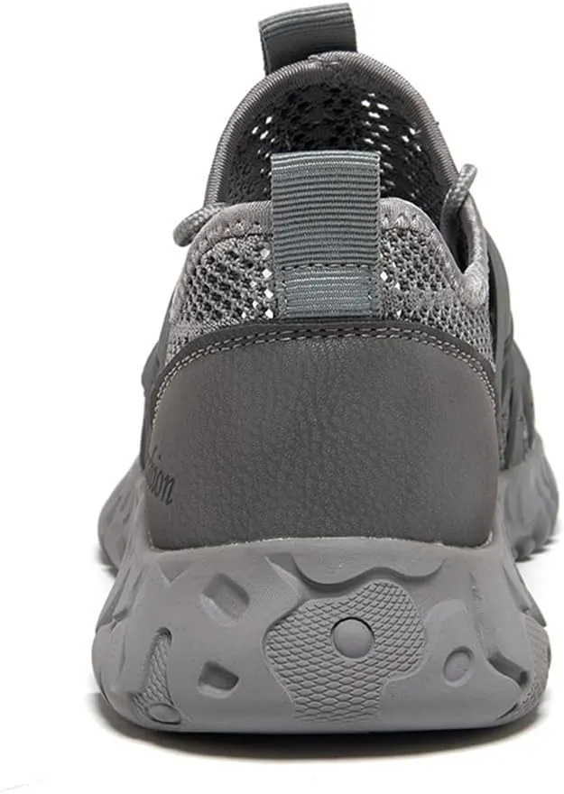 Mens Breathable Mesh Walking Shoes Cushioning Soft Bottom Casual Shoes Fashion Sneakers for Men
