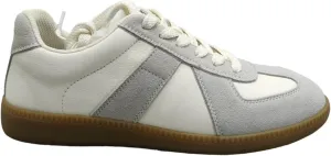 Men’s German Trainer Sneakers – Retro Minimalist Suede Leather Casual Shoes with Gum Sole, Classic Streetwear Style for Everyday Wear and Smart Outfits