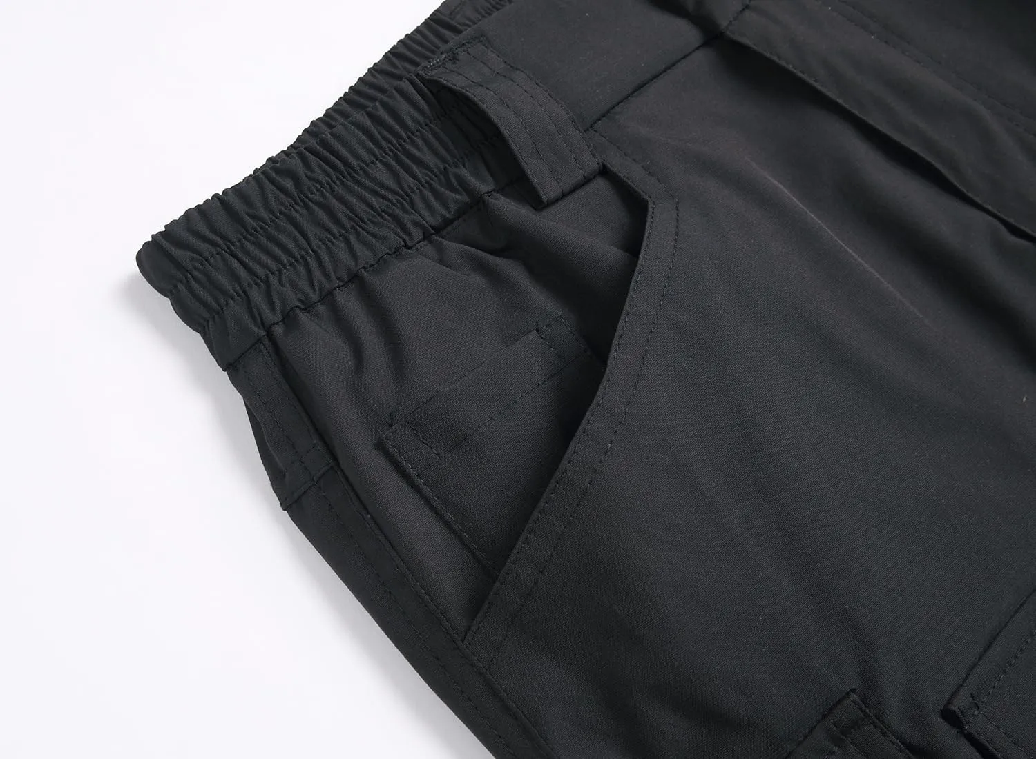 Men's Hiking Pants Lightweight Quick Dry Tactical Pants Fashion Outdoor Waterproof Stretch Waist Cargo Work Pant
