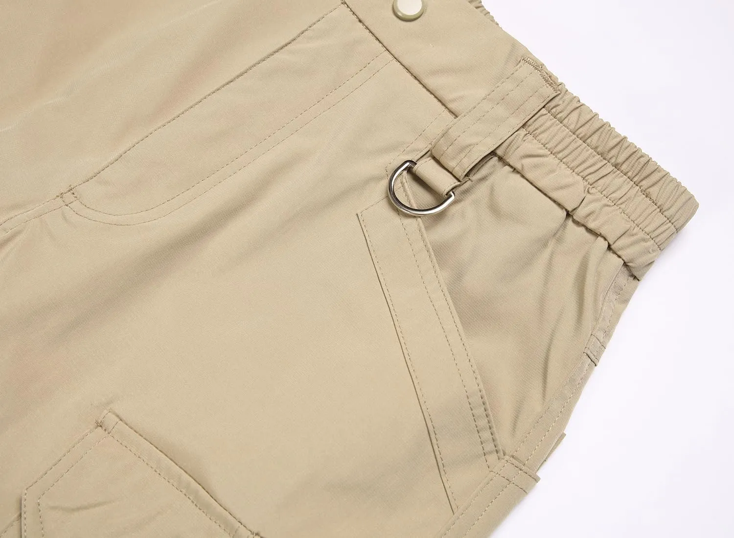 Men's Hiking Pants Lightweight Quick Dry Tactical Pants Fashion Outdoor Waterproof Stretch Waist Cargo Work Pant