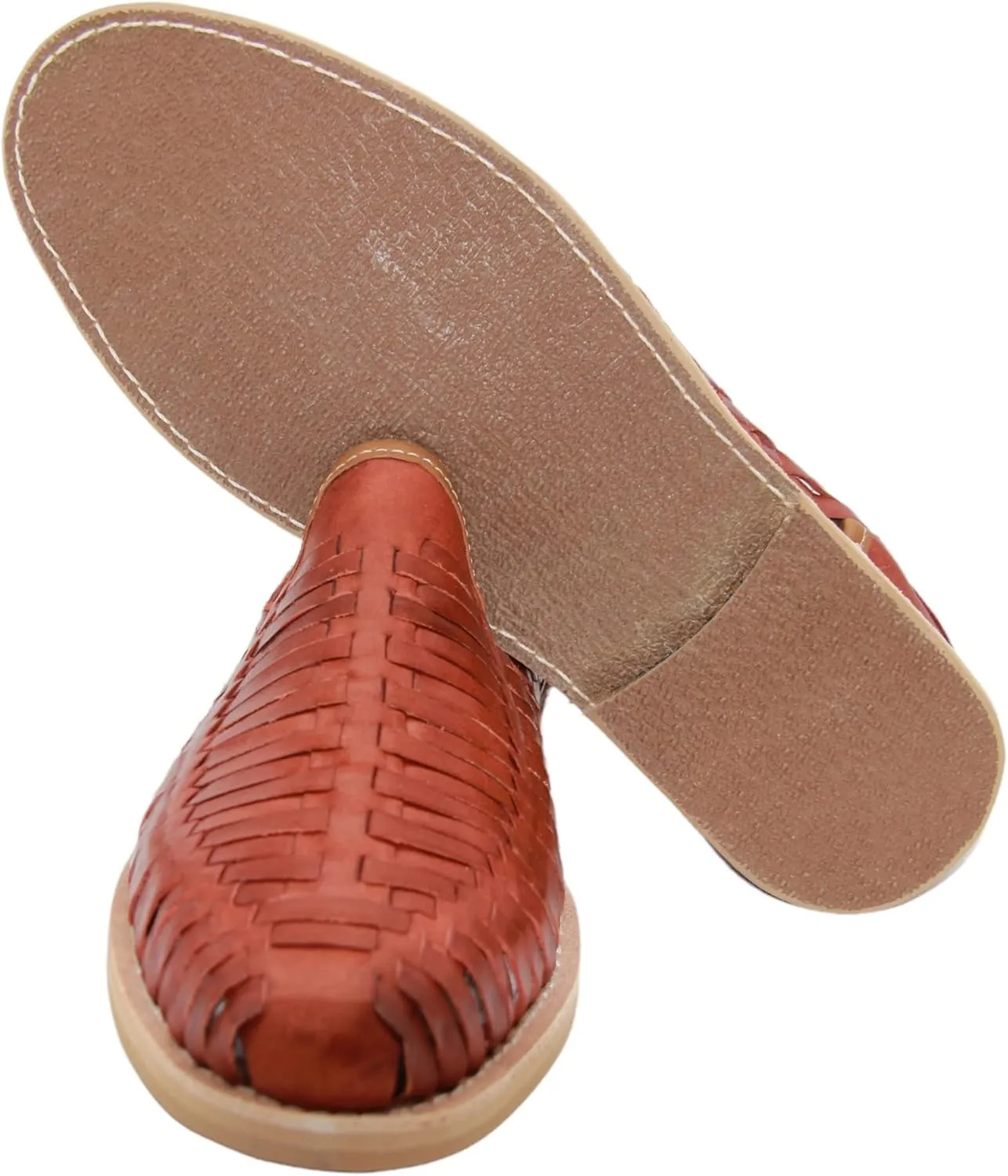 Men's Leather Authentic Mexican Huarache Sandal Closed Toe