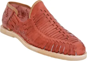 Men's Leather Authentic Mexican Huarache Sandal Closed Toe