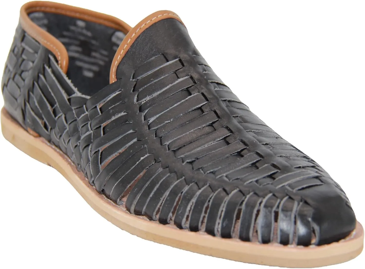 Men's Leather Authentic Mexican Huarache Sandal Closed Toe