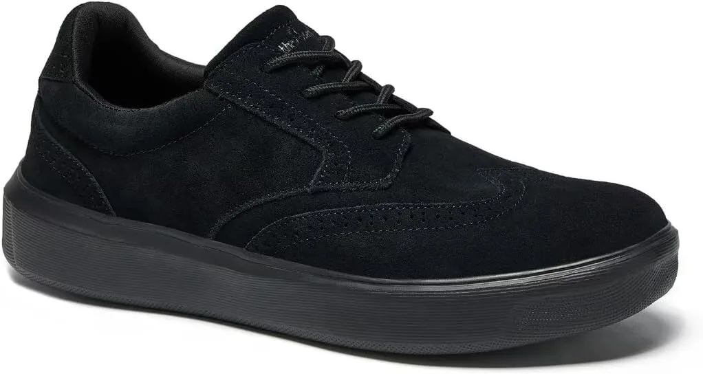 Men's Orthopedic Fashion Sneakers with Arch Support: Plantar Fasciitis Walking Shoes for Flat Feet, Comfortable Casual Flat Feet Orthotic Shoes for Ankle and Heel Pain Relief