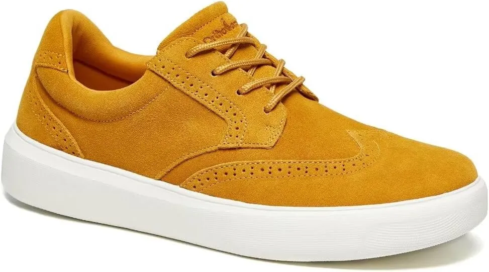 Men's Orthopedic Fashion Sneakers with Arch Support: Plantar Fasciitis Walking Shoes for Flat Feet, Comfortable Casual Flat Feet Orthotic Shoes for Ankle and Heel Pain Relief