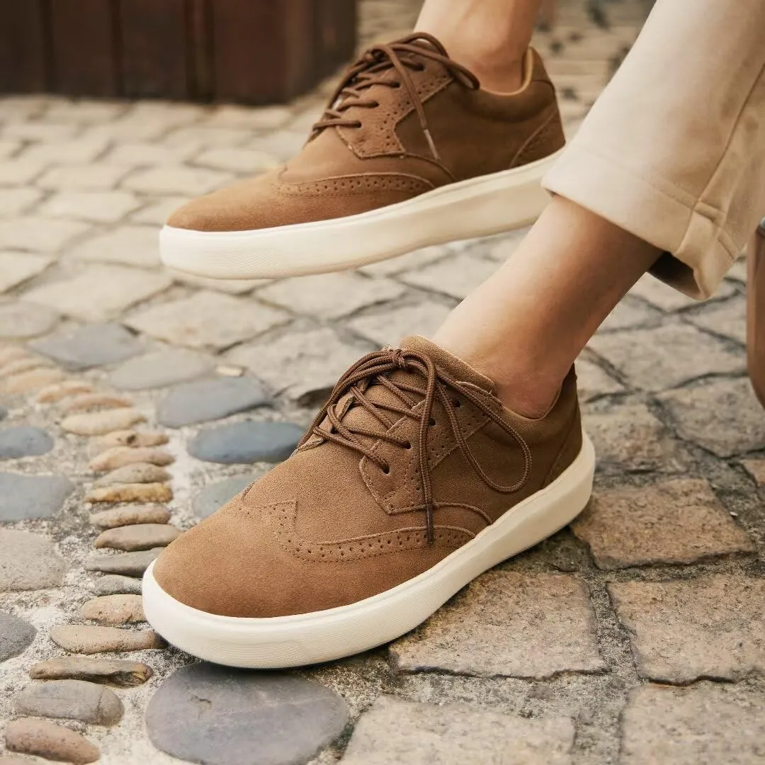 Men's Orthopedic Fashion Sneakers with Arch Support: Plantar Fasciitis Walking Shoes for Flat Feet, Comfortable Casual Flat Feet Orthotic Shoes for Ankle and Heel Pain Relief
