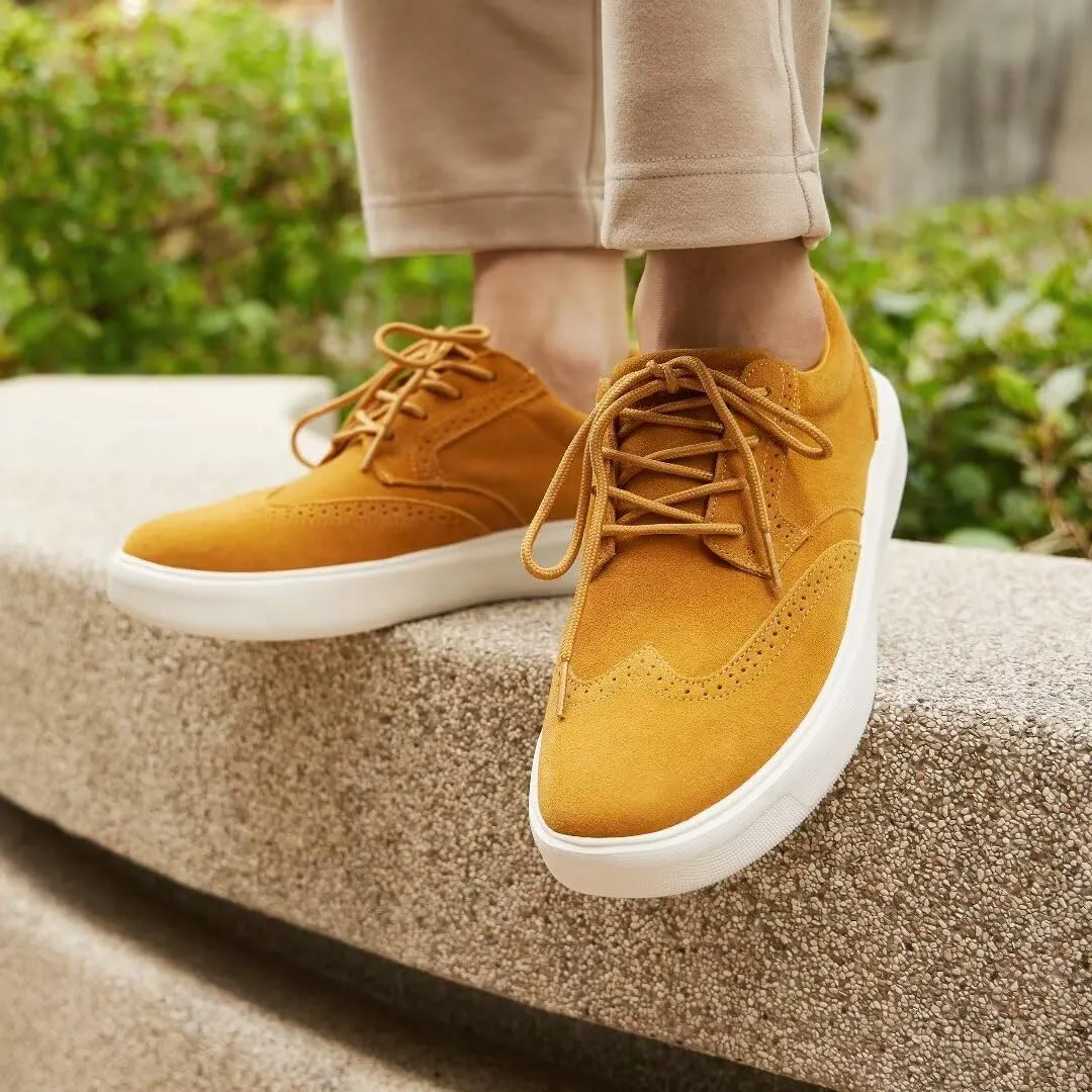 Men's Orthopedic Fashion Sneakers with Arch Support: Plantar Fasciitis Walking Shoes for Flat Feet, Comfortable Casual Flat Feet Orthotic Shoes for Ankle and Heel Pain Relief