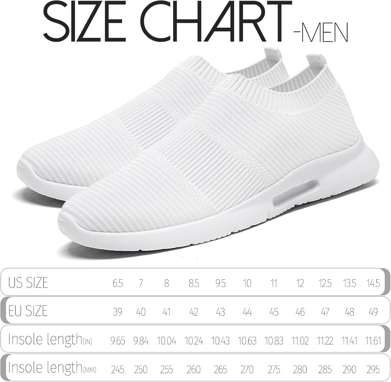 Mens Slip on Shoes Tennis Sports Sneakers Lightweight Casual Dress Summer Beach Slippers