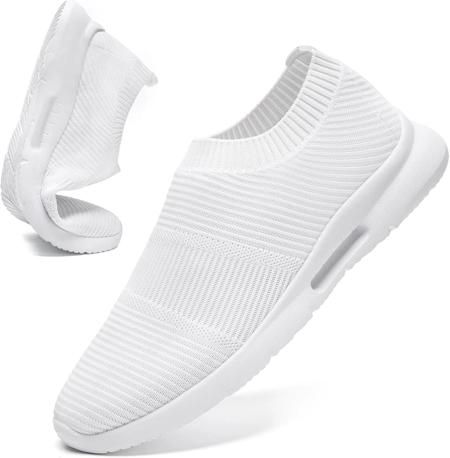 Mens Slip on Shoes Tennis Sports Sneakers Lightweight Casual Dress Summer Beach Slippers