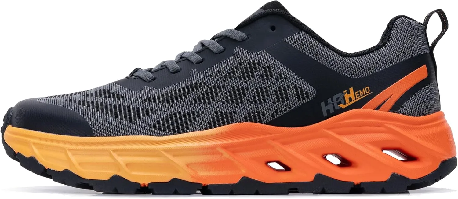 Mens Trail Running Shoes FALKON 1.0 Hiking Sneakers Athletic Sport Workout Shoes for Outdoor