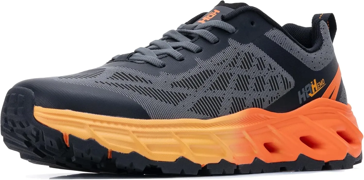 Mens Trail Running Shoes FALKON 1.0 Hiking Sneakers Athletic Sport Workout Shoes for Outdoor