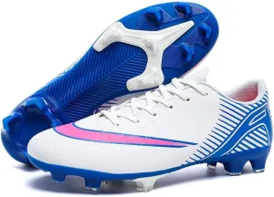 Men's Womens Soccer Shoes Football Cleats High-Tops Lace-Up Non-Slip Spikes Outdoor AG/FG Baseball Lacrosse Rugby Combat Boots