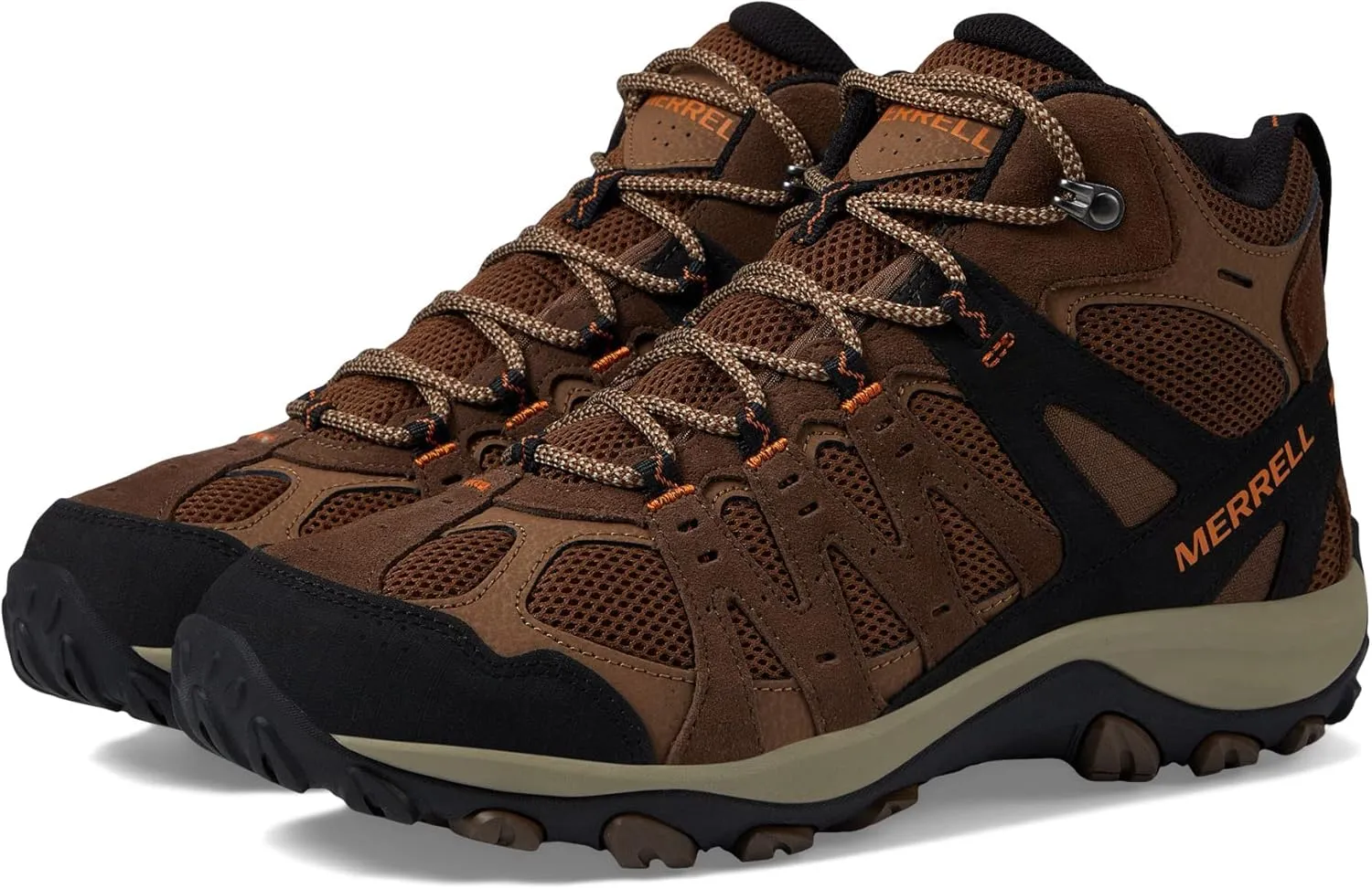 Merrell Accentor 3 Mid Sneakers for Men - Textile Lining - Round-Toe - Lace Closure - High-top Design