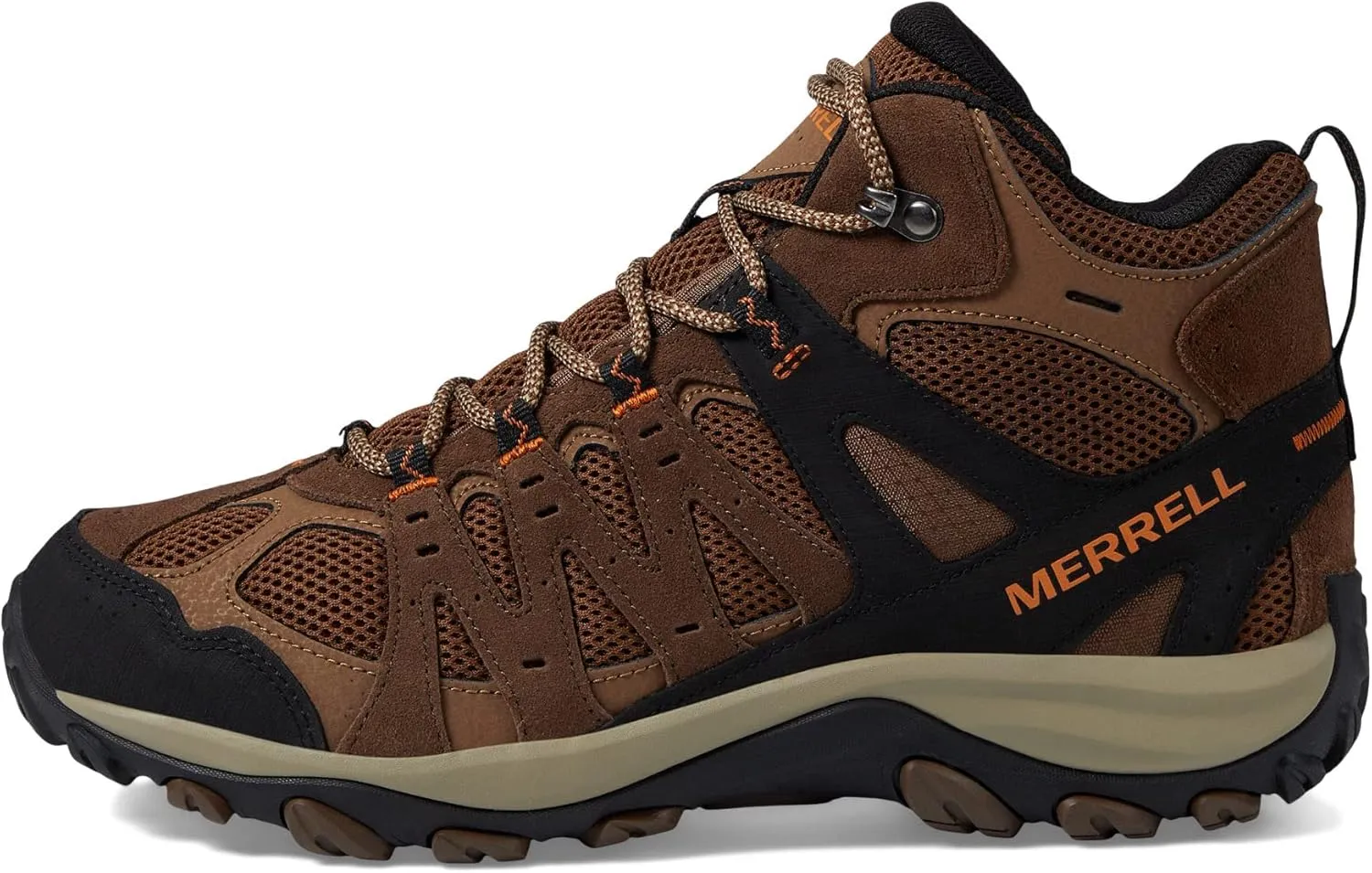 Merrell Accentor 3 Mid Sneakers for Men - Textile Lining - Round-Toe - Lace Closure - High-top Design