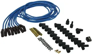 Moroso 73225 Universal Blue Max 8mm Wire Set, 90 Degree Plug Ends