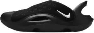 Nike Aqua Swoosh Big Kids' Sandals (FV6363-002, Black/Anthracite/White) Size 5