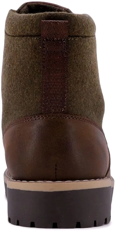 Nine West Men's Lace Up Mid Rise Madhuri Boot