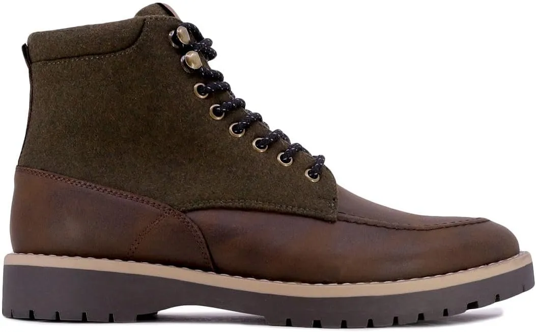Nine West Men's Lace Up Mid Rise Madhuri Boot