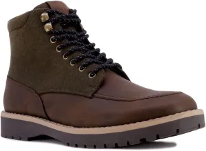 Nine West Men's Lace Up Mid Rise Madhuri Boot