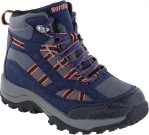 Northside Unisex-Child Rampart Mid Hiking Boots - Lightweight Performance | Suede/Ripstop Nylon Moisture-Wicking Quick Lace-Up Durable TPR Outsole | Kids Hiking Adventure Essential