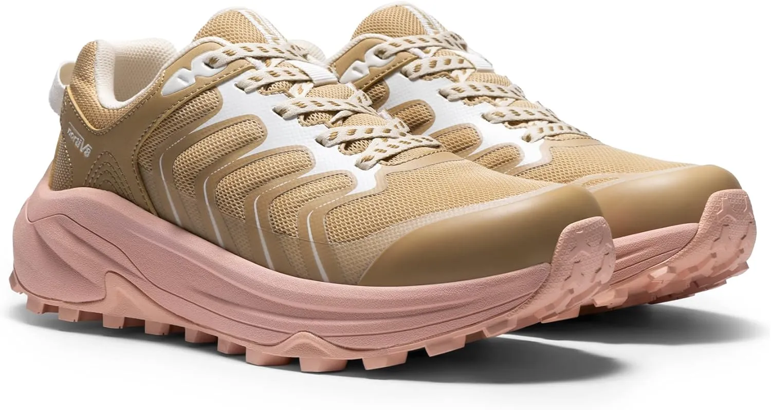NORTIV 8 Women's Hiking Shoes Lightweight Walking Sneakers with Arch Support Outdoor Work Camping Tennis Workout Cross Training Echo