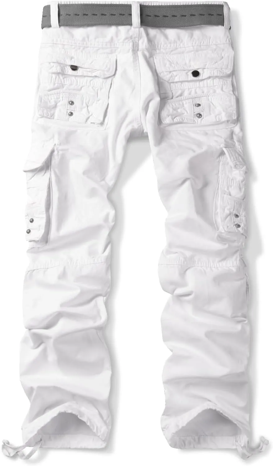 OCHENTA Women's Cotton Casual Cargo Work Pants Travel Hiking Baggy Y2K with Multi Pockets