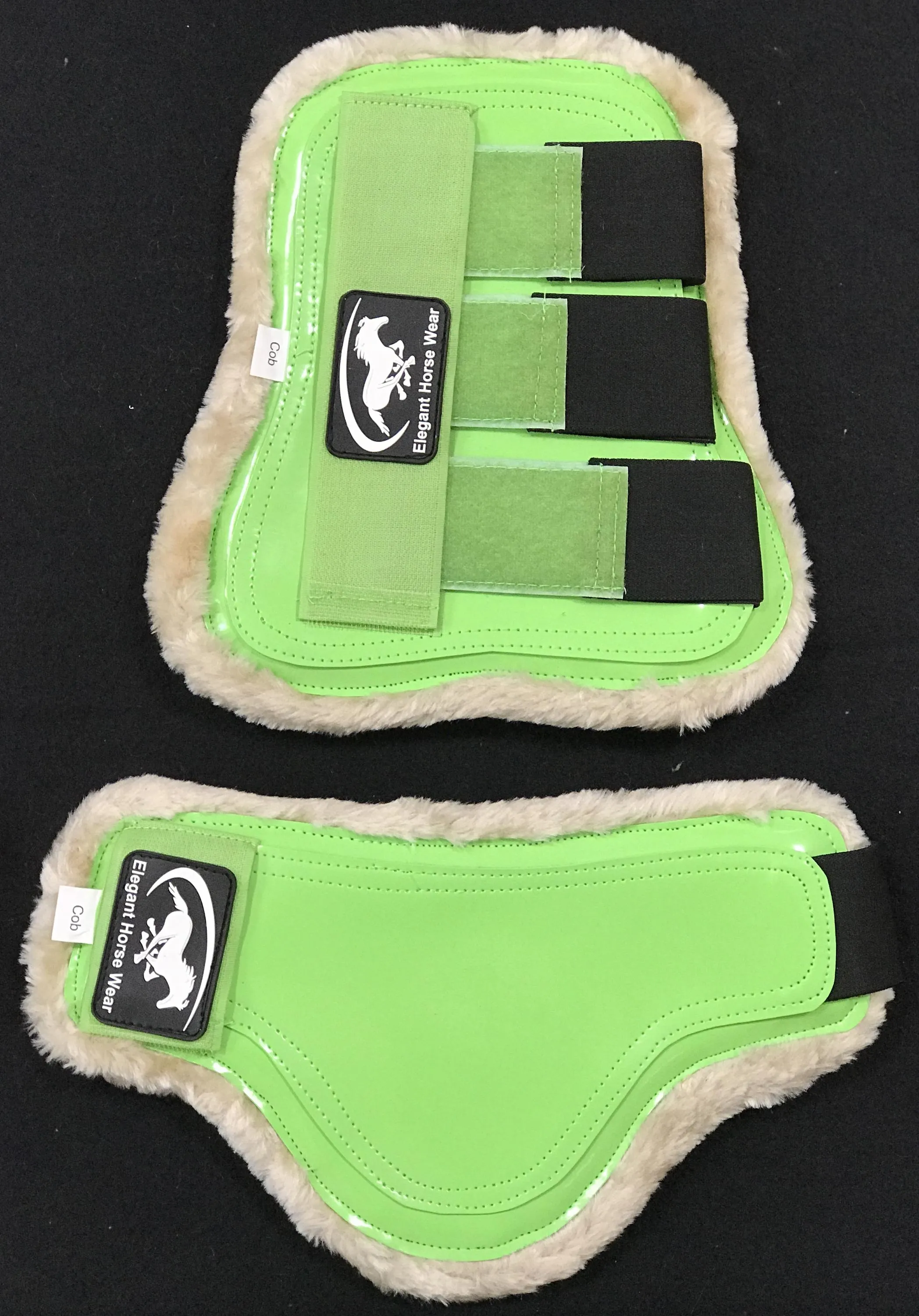 Open-Front Sheepskin Jump Boots