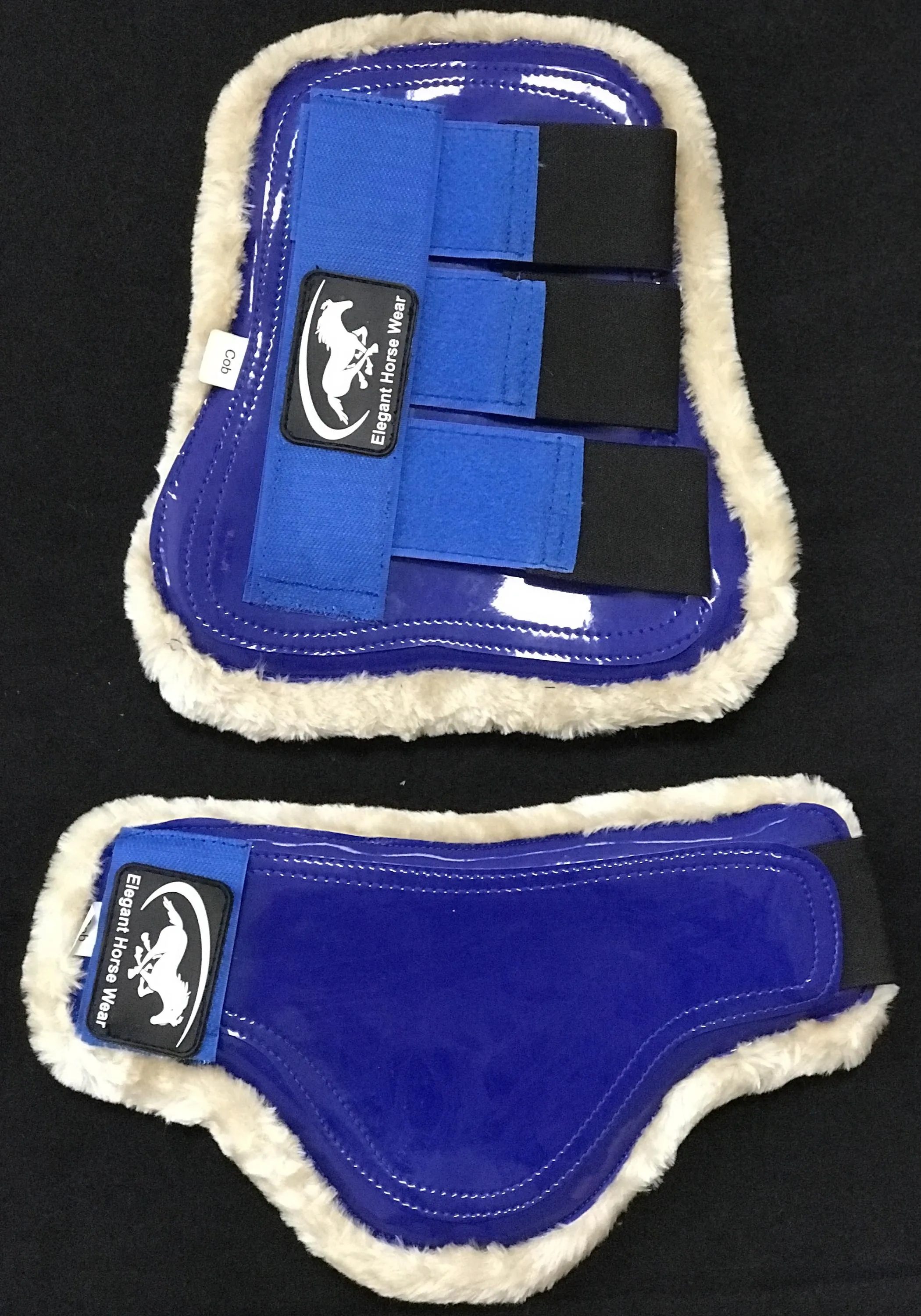 Open-Front Sheepskin Jump Boots
