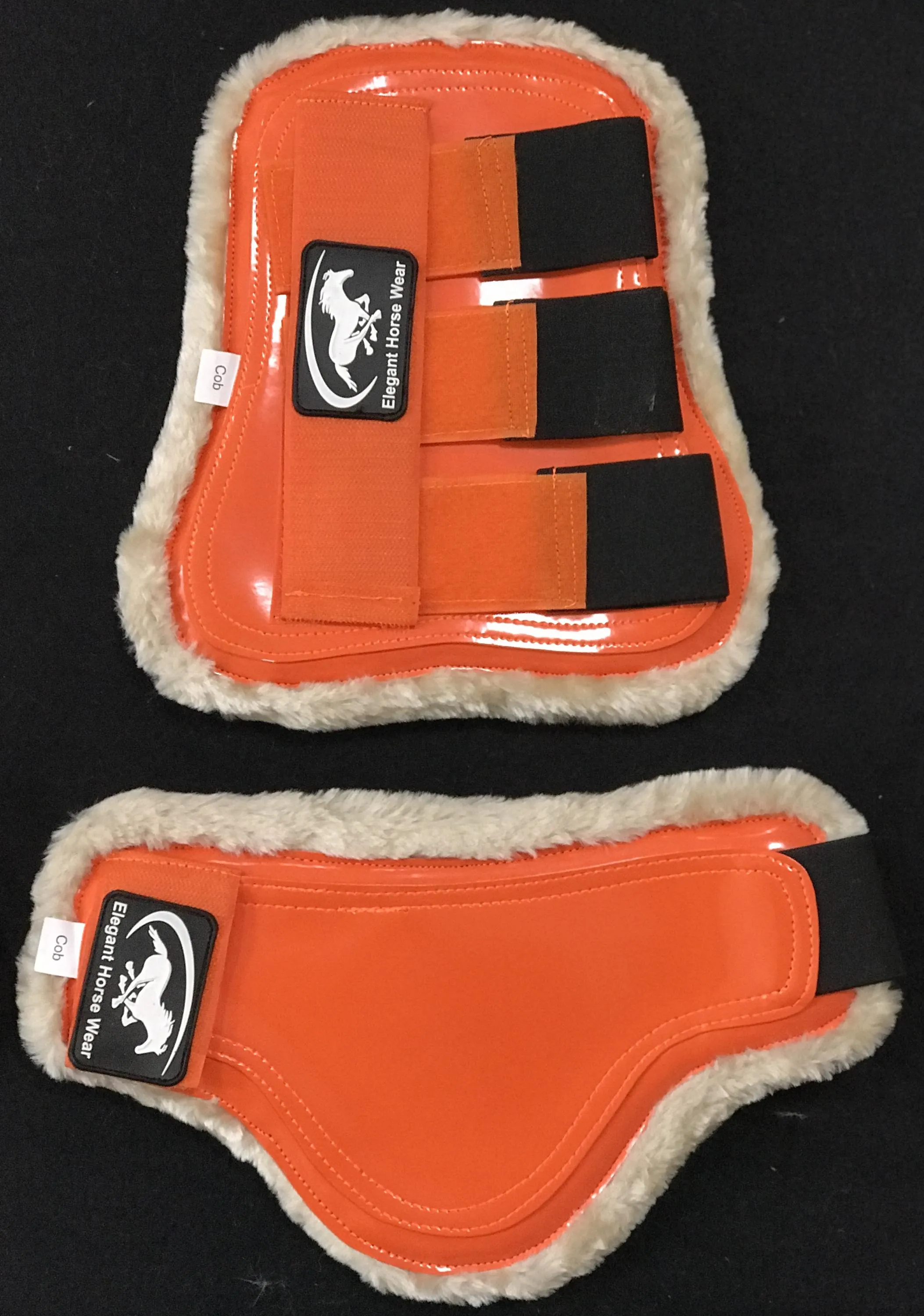Open-Front Sheepskin Jump Boots