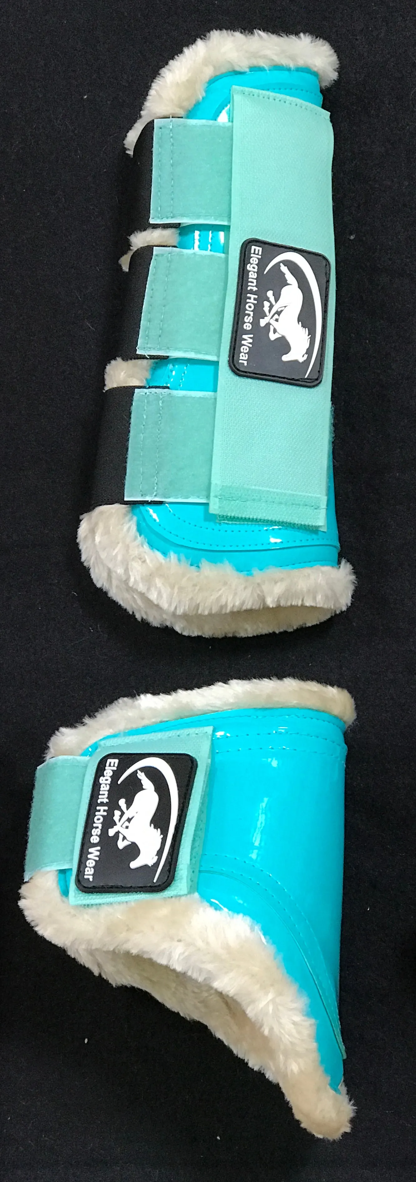 Open-Front Sheepskin Jump Boots