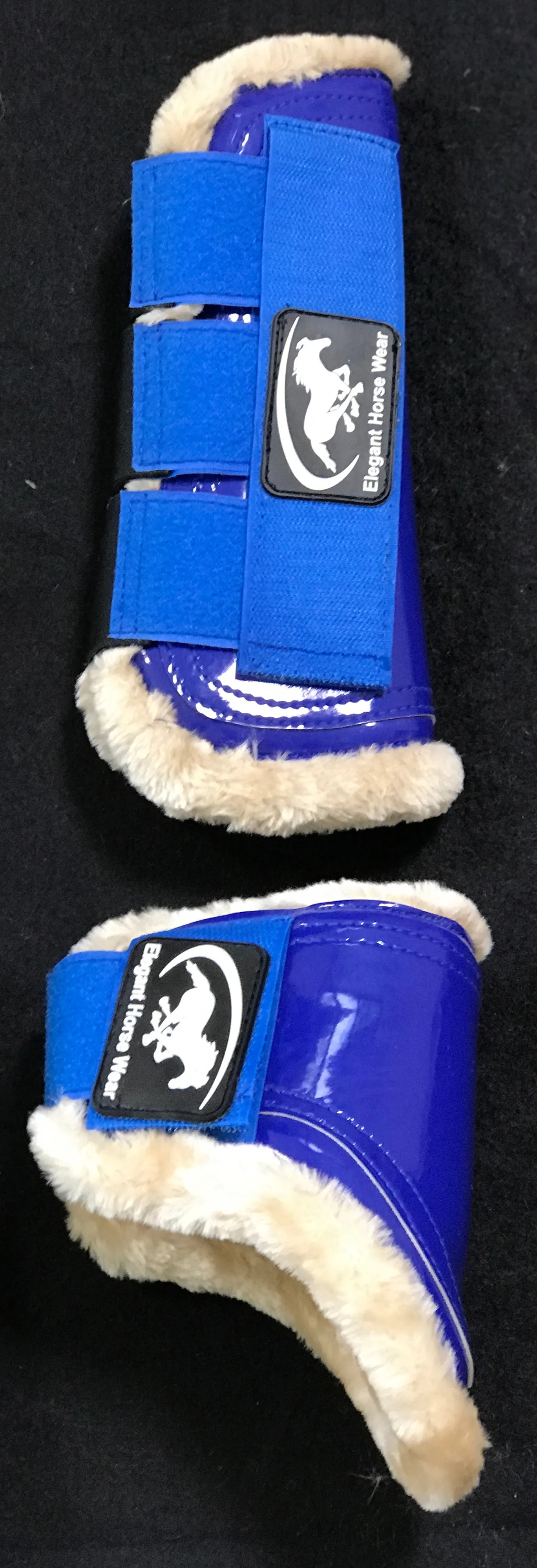 Open-Front Sheepskin Jump Boots