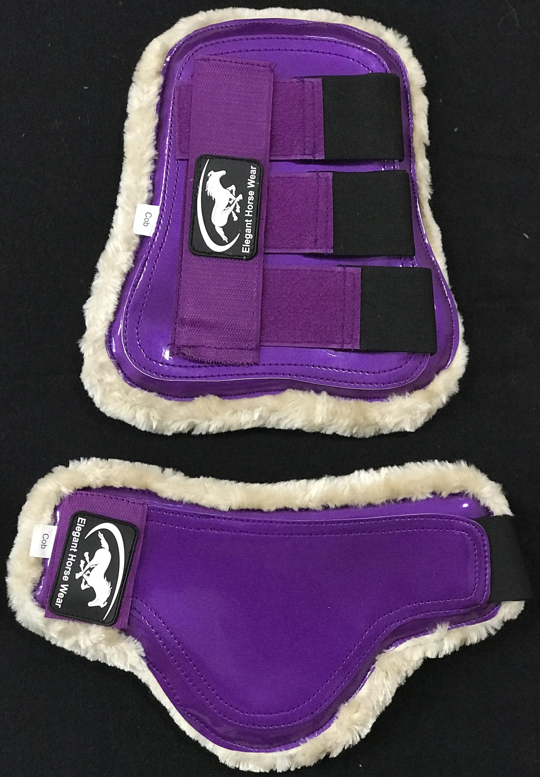 Open-Front Sheepskin Jump Boots