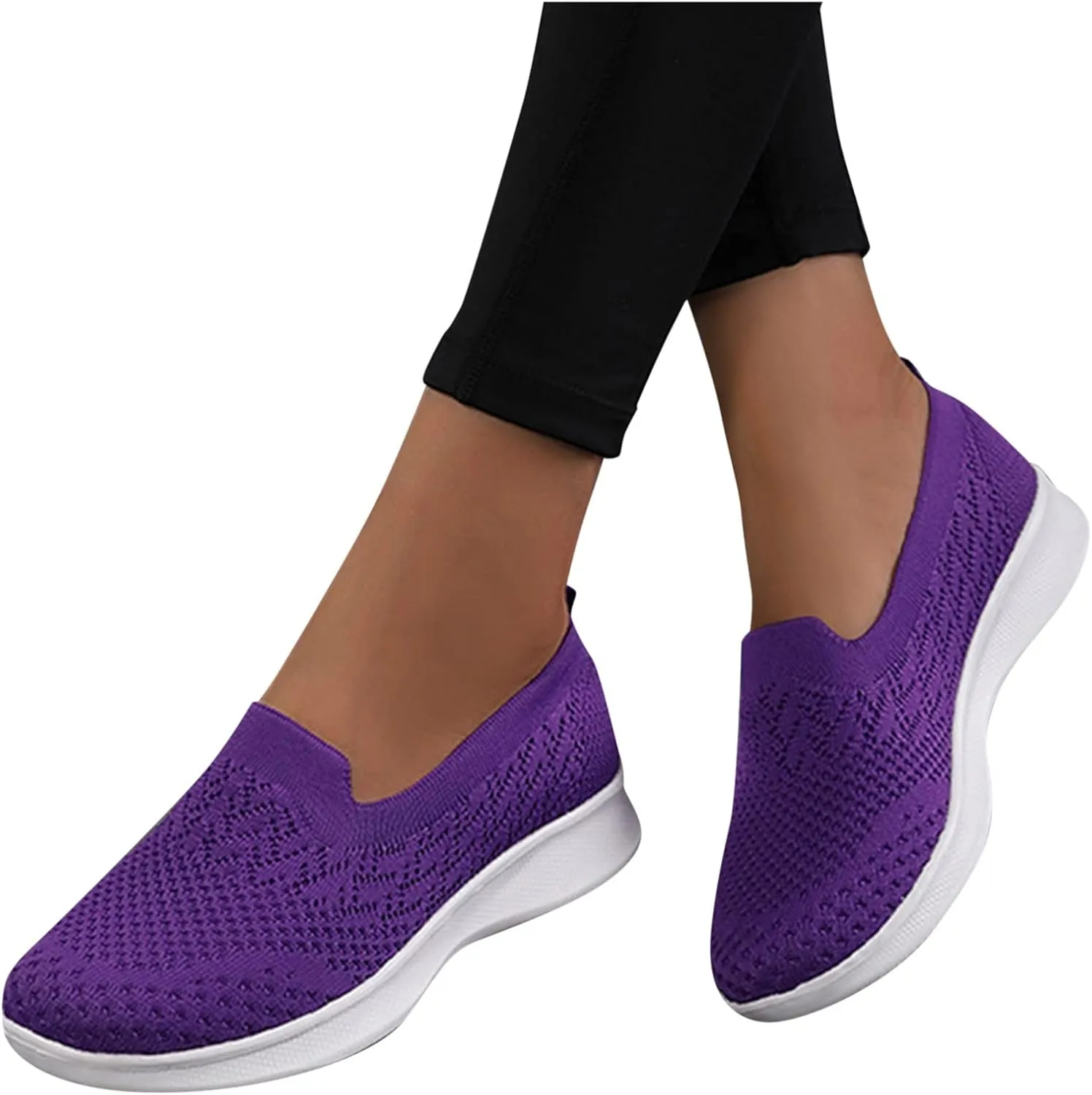 Orthopedic Shoes for Women Sneakers Lightweight Running Casual Shoes for Running Slip on Sneakers Flat Walking Shoes