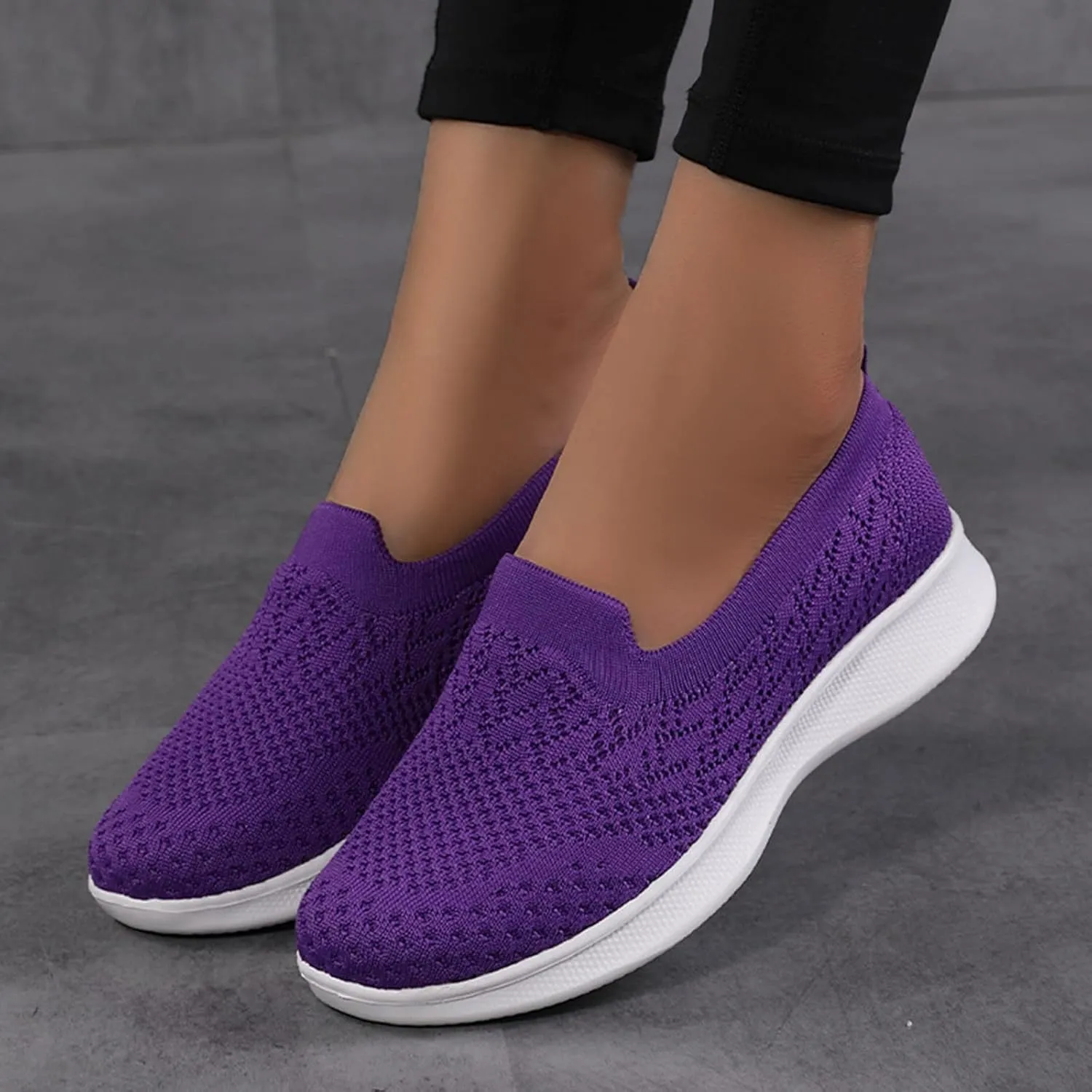 Orthopedic Shoes for Women Sneakers Lightweight Running Casual Shoes for Running Slip on Sneakers Flat Walking Shoes