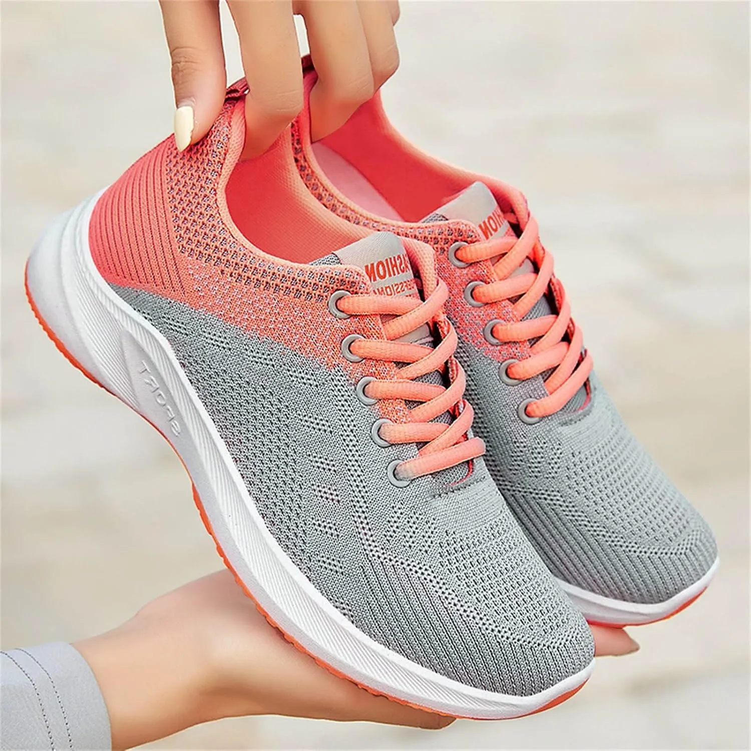 Orthopedic Shoes for Women Wide Width Toe Box Shoes Arch Support Walking Shoes Plantar Fasciitis Tennis Sneakers