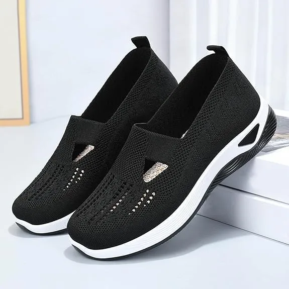 Orthopedic Shoes for Women,Women Wide Width Breathable Walking Comfortable Slip on Sneakers Orthowalk Nurse Shoes Non Slip Food Service Lightweight Sneaker